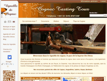 Tablet Screenshot of cognac-tasting-tour.fr